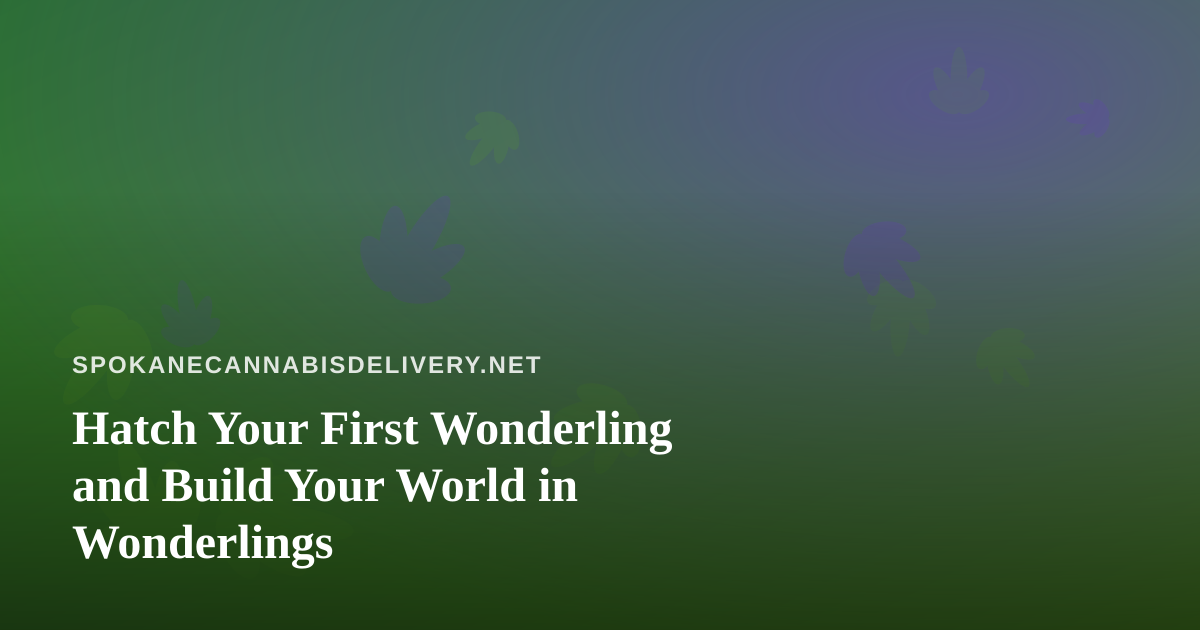Hatch Your First Wonderling and Build Your World in Wonderlings